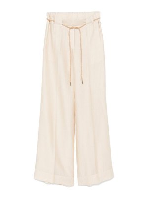 BLUGIRL: Pantalons casual - Pantalons Décontractés - Beige