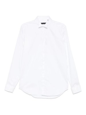 CORNELIANI: shirts - White Cotton Classic Shirt