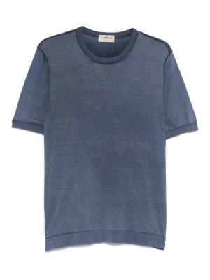 Peuterey Blue Cotton T-Shirt - Blue | PEU551399012247PERRAN215