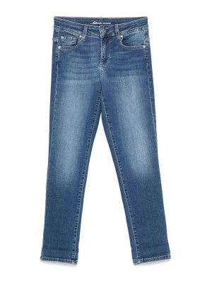 デニム・ジーパン DONDUP Woman Jeans Blue DP427DS0107DLE7 800 Dondup Carrie Denim - 800 BLU | Garmentory
