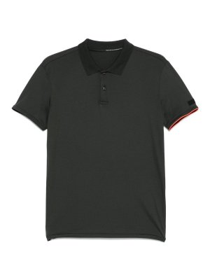 Tシャツ・カットソー DONDUP SS25 POLO SHIRT (UT122 M00699U PTR 010) Regular-fit polo shirt in cotton crepe for men, white | Dondup