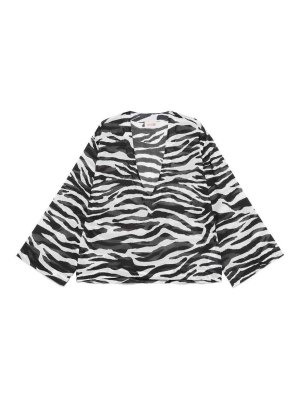 Balenciaga Scarf Blouse - Black - Women | 839280TIN131000