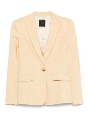 アウターその他 PINKO Woman Blazer Yellow 105057A0IM C23 Pinko Yellow Blazer - Yellow - Women | 105057A0IMEQUILIBRATOC23