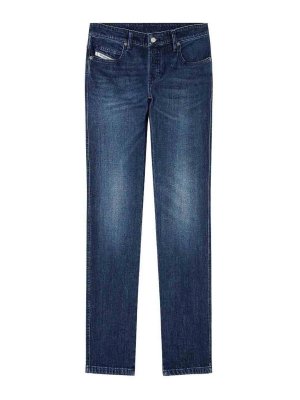 DIESEL: Bootcut - Bootcut Jeans - Blau
