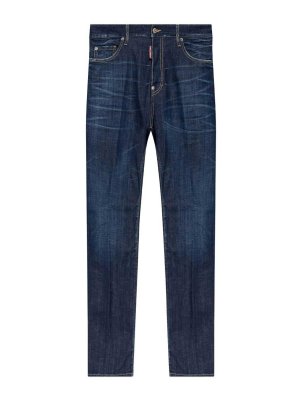 DSQUARED2: bootcut jeans - Navy Blue Jeans