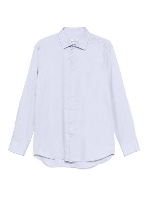 ETRO: shirts - Light Blue Cotton Shirt
