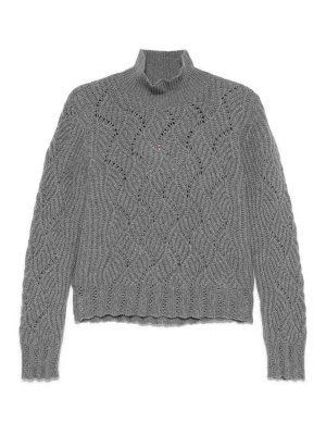 ETRO: maglia collo rotondo - Maglione grigio cashmere