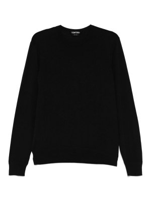 TOM FORD: crew necks - Black Wool Sweater