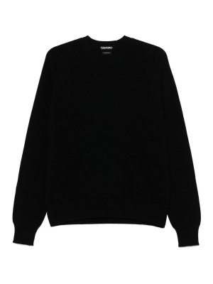 TOM FORD: crew necks - Black Crewneck Sweater