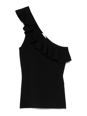 ZIMMERMANN: Tops & Tank tops - Black One-Shoulder Top