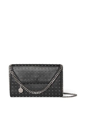 STELLA McCARTNEY: cross body bags - Falabella Star Slack Studded Crossbody Bag