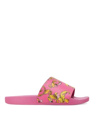 VERSACE JEANS: Sandalias - Sandalias - Color Carne Y Neutral