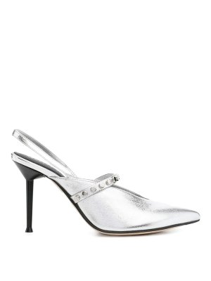 ALEXANDER MCQUEEN: Sandales - Baskets - Argent