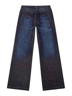 DIESEL: Bootcut - Bootcut Jeans - Blau