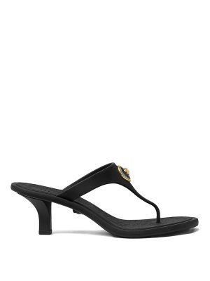Elisabetta Franchi Sculpture Heel Sandals - Black | SA89L56E2110