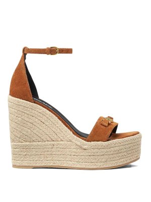 VERSACE: Sandalen - Sandalen - Braun