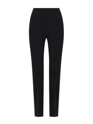 WARDROBE.NYC: leggings - Opaque Front Zip Legging