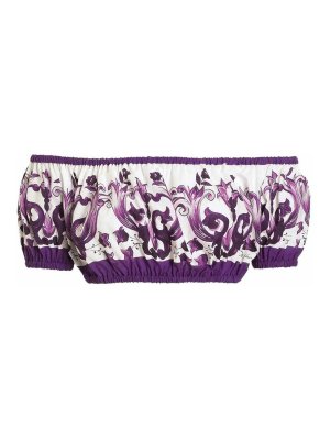 DOLCE & GABBANA: Tops & Tank tops - Maiolica Print Top