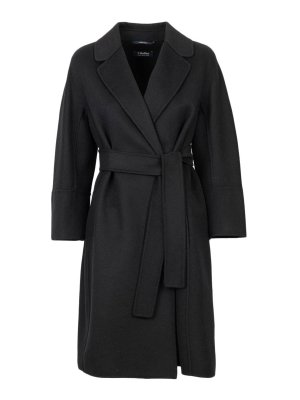 コート MELINDA MIDI CASHMERE COAT Cashmere midi coat with belt, tobacco | 
