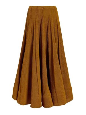 スカート ALEXANDRE VAUTHIER Velvet midi skirt Red 233SK1952 Alexandre Vauthier Cotton Velvet Midi Skirt | Green | FARFETCH
