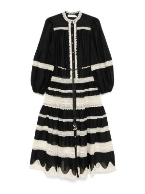 ZIMMERMANN: Knielange Kleider - Knielanges Kleid - Schwarz