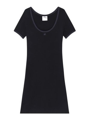 Courreges: short dresses - Holistic Contrast Mini Dress