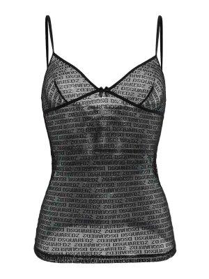 DSQUARED2: Tops & Tank tops - Lace Camisole Top
