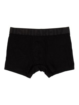 DSQUARED2: Shorts de bain - Short De Bain - Noir