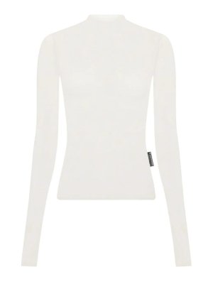 MARINE SERRE: Tops und Tank Tops - Top - Creme