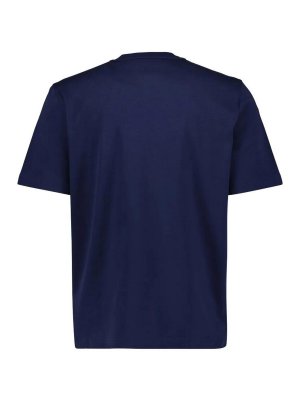 MONCLER: Tシャツ - Tシャツ - ダークブルー