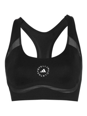 ADIDAS BY STELLA MCCARTNEY: Top e canotte - Di Stella McCartney Logo-Print Sports Bra