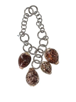 【関税&送料込】Self Portrait Brass Necklace With Crystals Self Portrait Brass necklace with crystals - Silver | PF25621NSL
