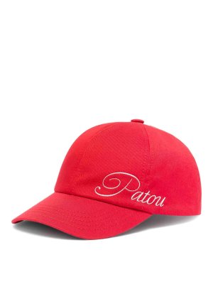ハット COURREGES Woman Hat Red 125ACT039C00024 4015 Courreges Ac Cotton Cap - Red - Women | 125ACT039CO00244015