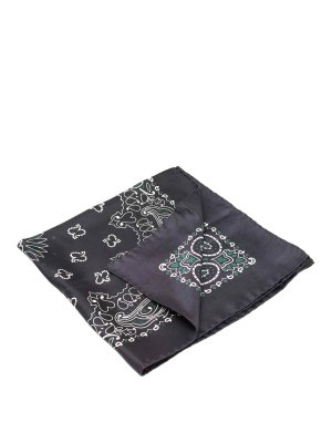 MANIPURI: Stolen und Schals - Stola - Schwarz