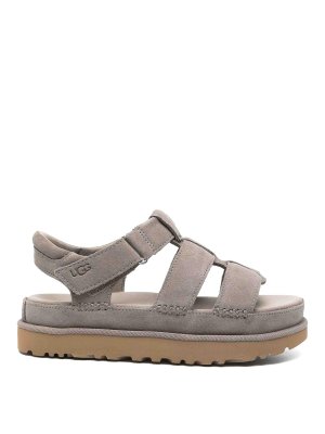 UGG: sandali - Sandali a cinghia d'oro