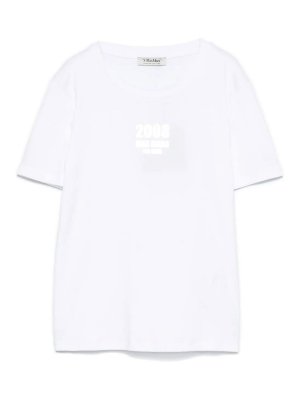 S MAX MARA: t-shirts - S Max Mara T-Shirt Quieto Bianco