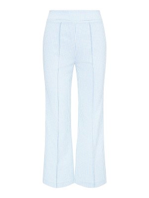 STAUD: casual trousers - Micro check trousers