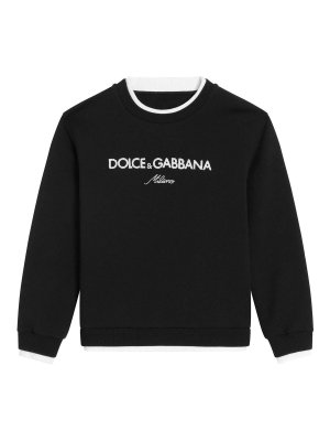 Dolce & Gabbana Jr: Sweatshirts & Pulls - Sweat-Shirts - Bleu