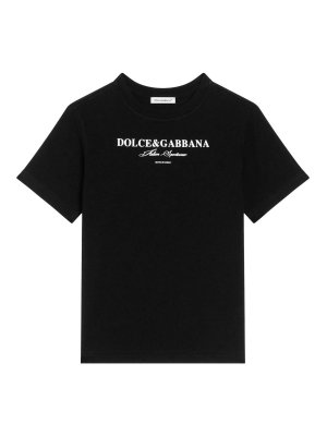 Dolce & Gabbana Jr: T-shirts - T-Shirt - Schwarz