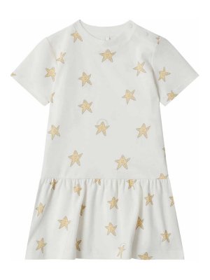 Stella McCartney Kids: Suéteres con cuello pico - Suéter Cuello Redondo - Blanco