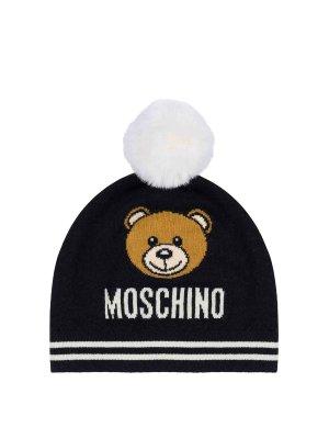 Moschino Kids: Chapeaux - Chapeau - Noir