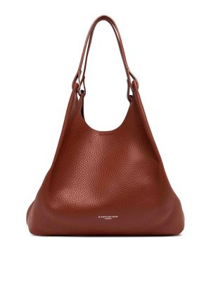 Jil Sander Goji Pillow Small Burgundy Leather Pillow