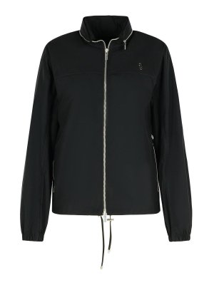 BURBERRY: casual jackets - Black Cotton Blend Jacket
