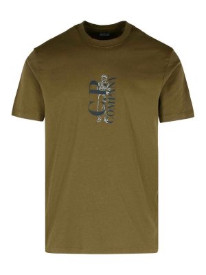 【CRAIG GREEN】コットン HOLE T-SHIRT Craig Green Hole T-Shirt - Green - Men | CGSS24CJETSS17CHALK