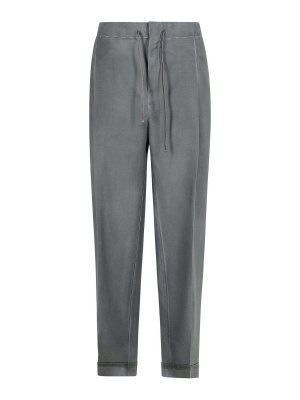 Maison Margiela: pantaloni casual - Pantaloni grigi mohair