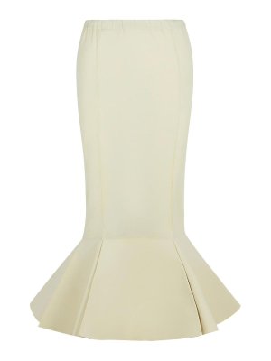 ミニスカート BALMAIN White viscose blend mini skirt (FF1LB039KI64 GAB) Balmain Mini Skirt In White Viscose Blend - White