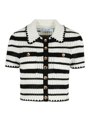 Tシャツ・カットソー Marni Ribbed Wool Polo Shirt Marni Ribbed Wool Polo Shirt - Multicolour