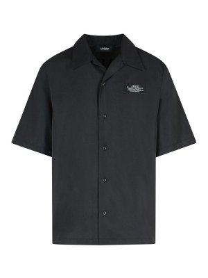 AMIRI: shirts - Spirit Black Modal Blend Shirt