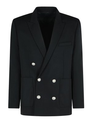 Balmain: Blazer - Blazer - Schwarz