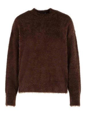 MOSCHINO JEANS: Pull col rond - Pull Col Rond - Marron